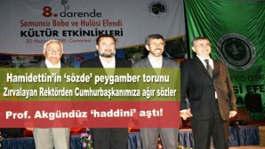 Vakfa Yakınlığıyla Bilinen Rektörden Cumhurbaşkanımıza Ağır Hakaret!