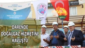 Darende Doğalgaz Hizmetine Nihayet Kavuştu