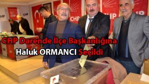 CHP Darende İlçe Başkanlığı’na Haluk ORMANCI Seçildi